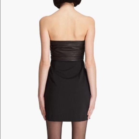 Theory leather top sleeves dress. New With Tags - Picture 2 of 4